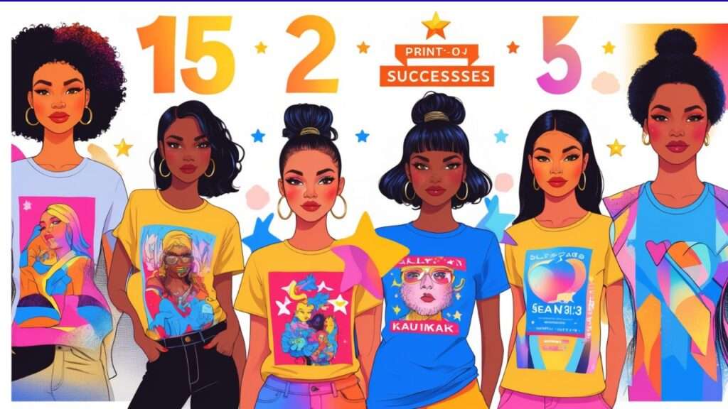 Top 5 Print-on-Demand T-Shirt Successes. Top 5 Print-on-Demand T-Shirt Successes.